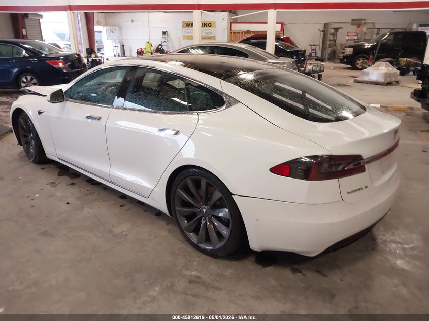 2017 Tesla Model s VIN 5YJSA1E19HF223292 IAAI salvage auction — FRONT END, Salvage (Texas), sold $4,550 on 2026-07-09 (photo 3)