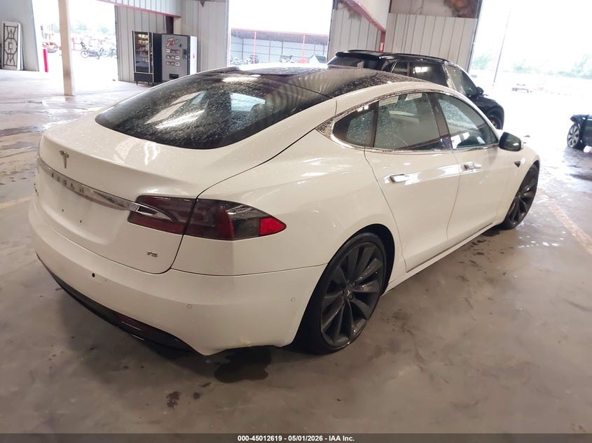 2017 Tesla Model s VIN 5YJSA1E19HF223292 IAAI salvage auction — FRONT END, Salvage (Texas), sold $4,550 on 2026-07-09 (photo 4)