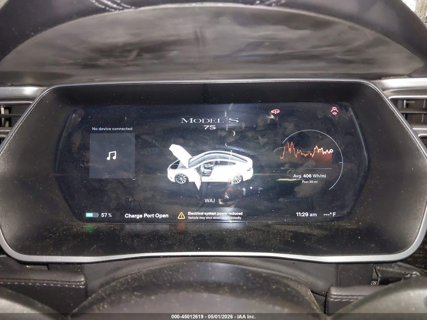 2017 Tesla Model s VIN 5YJSA1E19HF223292 IAAI salvage auction — FRONT END, Salvage (Texas), sold $4,550 on 2026-07-09 (photo 7)