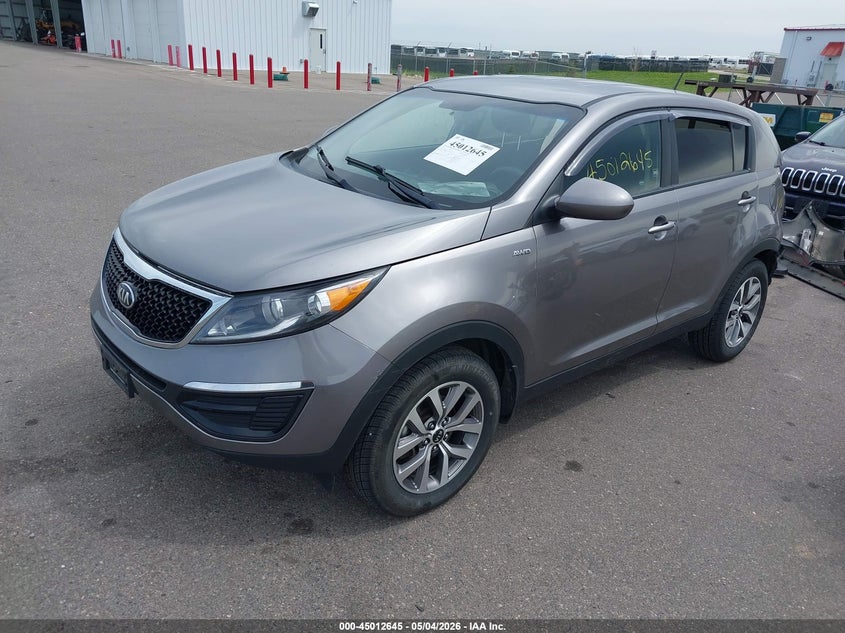 2014 Kia Sportage VIN KNDPBCAC0E7641246 IAAI salvage auction — REAR END, Prior Salvage (Minnesota), sold $875 on 2026-07-13 (photo 2)