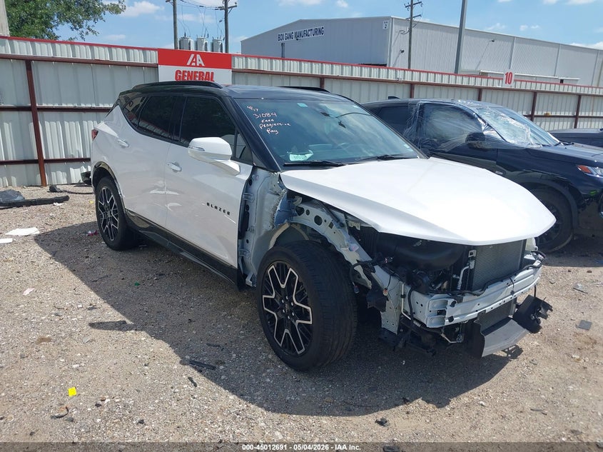 2024 Chevrolet Blazer VIN 3GNKBERS3RS278330 IAAI salvage auction — FRONT END, Original (Texas), sold $11,550 on 2026-07-09 (photo 1)
