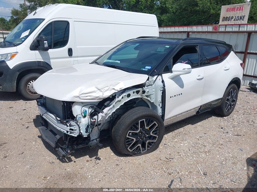 2024 Chevrolet Blazer VIN 3GNKBERS3RS278330 IAAI salvage auction — FRONT END, Original (Texas), sold $11,550 on 2026-07-09 (photo 2)