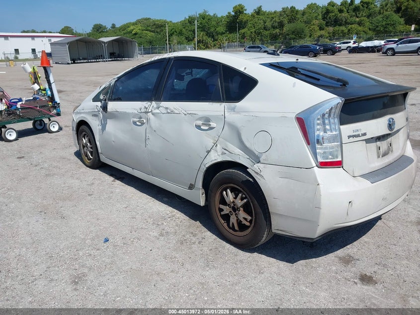 2010 Toyota Prius VIN JTDKN3DU5A0018648 IAAI salvage auction — ROLLOVER, Rebuildable (Florida), sold $575 on 2026-07-09 (photo 3)