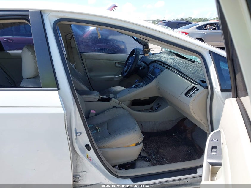 2010 Toyota Prius VIN JTDKN3DU5A0018648 IAAI salvage auction — ROLLOVER, Rebuildable (Florida), sold $575 on 2026-07-09 (photo 5)