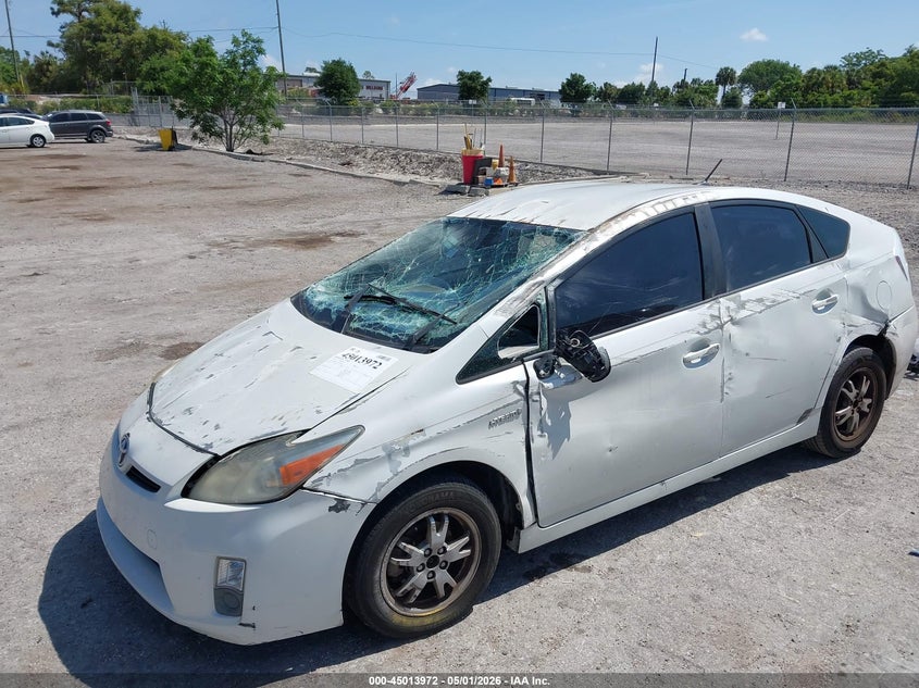 2010 Toyota Prius VIN JTDKN3DU5A0018648 IAAI salvage auction — ROLLOVER, Rebuildable (Florida), sold $575 on 2026-07-09 (photo 6)