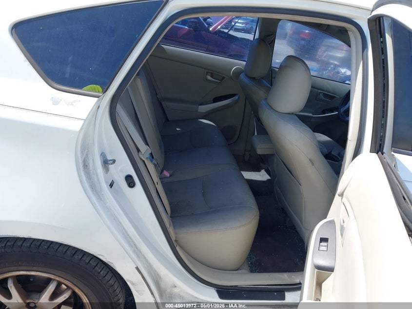 2010 Toyota Prius VIN JTDKN3DU5A0018648 IAAI salvage auction — ROLLOVER, Rebuildable (Florida), sold $575 on 2026-07-09 (photo 8)