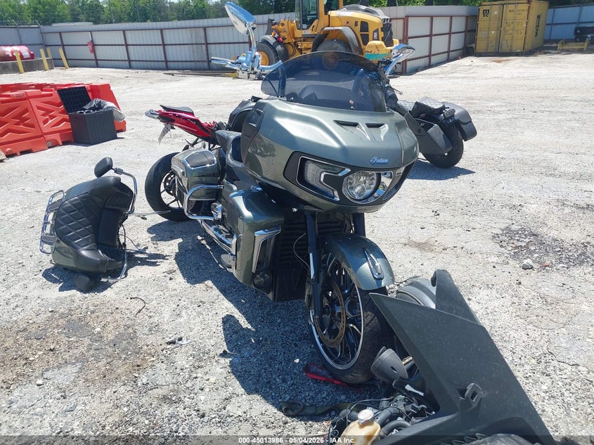 2022 Indian motorcycle co. Pursuit VIN 56KLDHRR7N3406844 IAAI salvage auction — SIDE, Salvage (Georgia), sold $7,500 on 2026-08-21 (photo 1)
