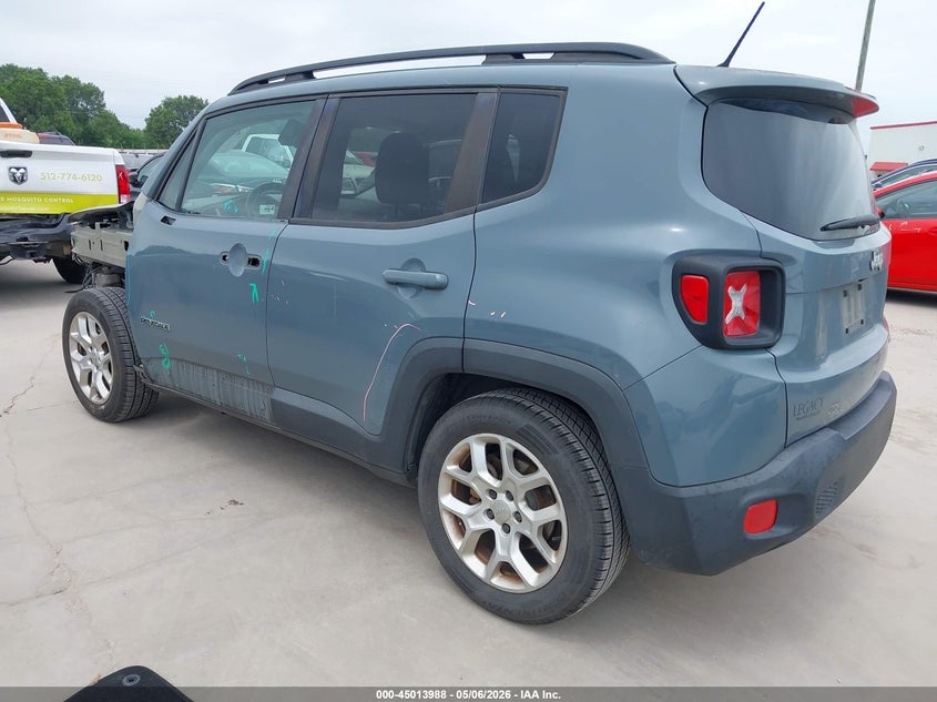 2017 Jeep Renegade VIN ZACCJABB1HPG40237 IAAI salvage auction — FRONT END, Original (Texas), sold $1,200 on 2026-07-21 (photo 3)