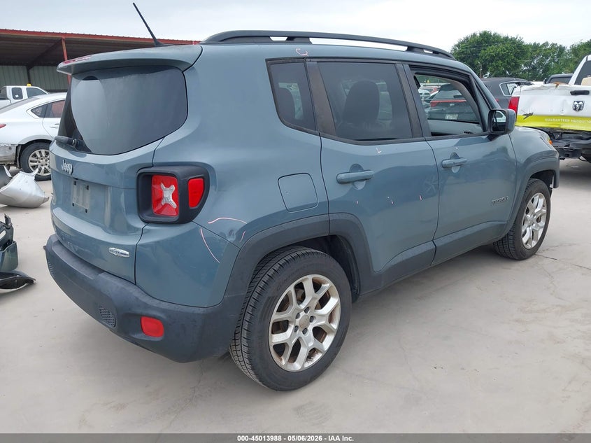 2017 Jeep Renegade VIN ZACCJABB1HPG40237 IAAI salvage auction — FRONT END, Original (Texas), sold $1,200 on 2026-07-21 (photo 4)