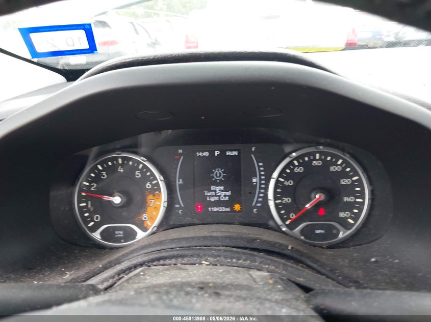 2017 Jeep Renegade VIN ZACCJABB1HPG40237 IAAI salvage auction — FRONT END, Original (Texas), sold $1,200 on 2026-07-21 (photo 7)