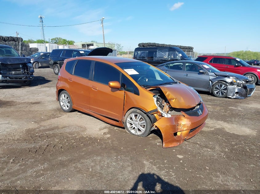 2009 Honda Fit VIN JHMGE88489S025377 IAAI salvage auction — NORMAL WEAR, Salvage (Texas), sold $725 on 2026-07-17 (photo 1)