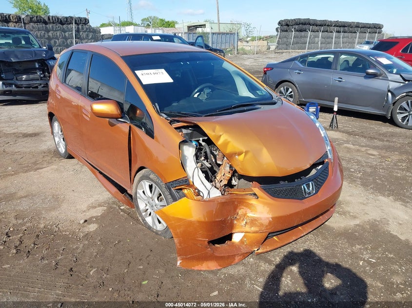 2009 Honda Fit VIN JHMGE88489S025377 IAAI salvage auction — NORMAL WEAR, Salvage (Texas), sold $725 on 2026-07-17 (photo 6)