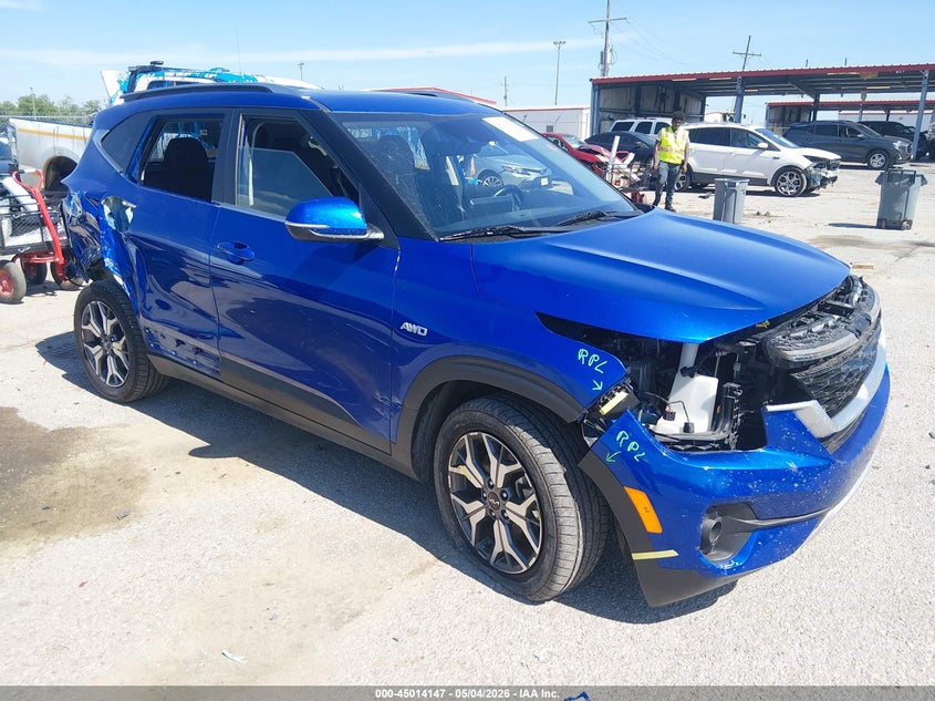 2022 Kia Seltos VIN KNDERCAA1N7244954 IAAI salvage auction — FRONT & REAR, Salvage (Louisiana), sold $3,050 on 2026-07-14 (photo 1)