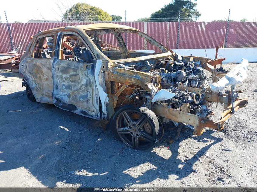 2016 Porsche Cayenne VIN WP1AB2A20GLA94172 IAAI salvage auction — TOTAL BURN, Non-Repairable (California), sold $100 on 2026-07-16 (photo 1)