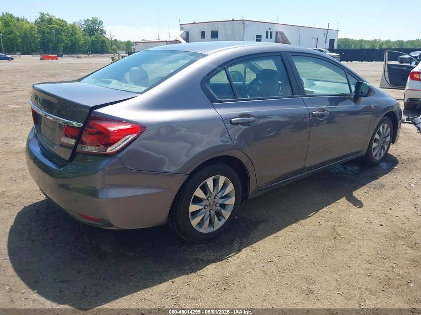 2015 Honda Civic VIN 19XFB2F55FE233052 IAAI salvage auction — FRONT & REAR, Salvage - Greater Than 75% (Maryland), sold $1,650 on 2026-07-31 (photo 4)