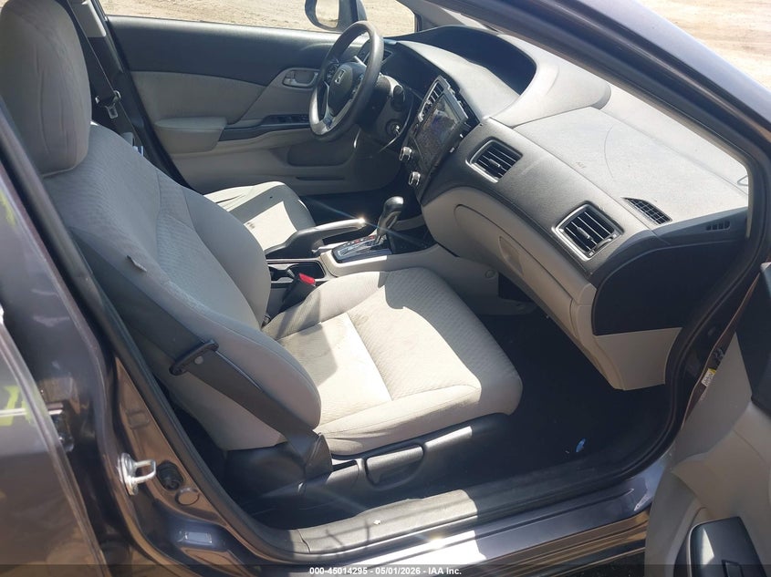2015 Honda Civic VIN 19XFB2F55FE233052 IAAI salvage auction — FRONT & REAR, Salvage - Greater Than 75% (Maryland), sold $1,650 on 2026-07-31 (photo 5)