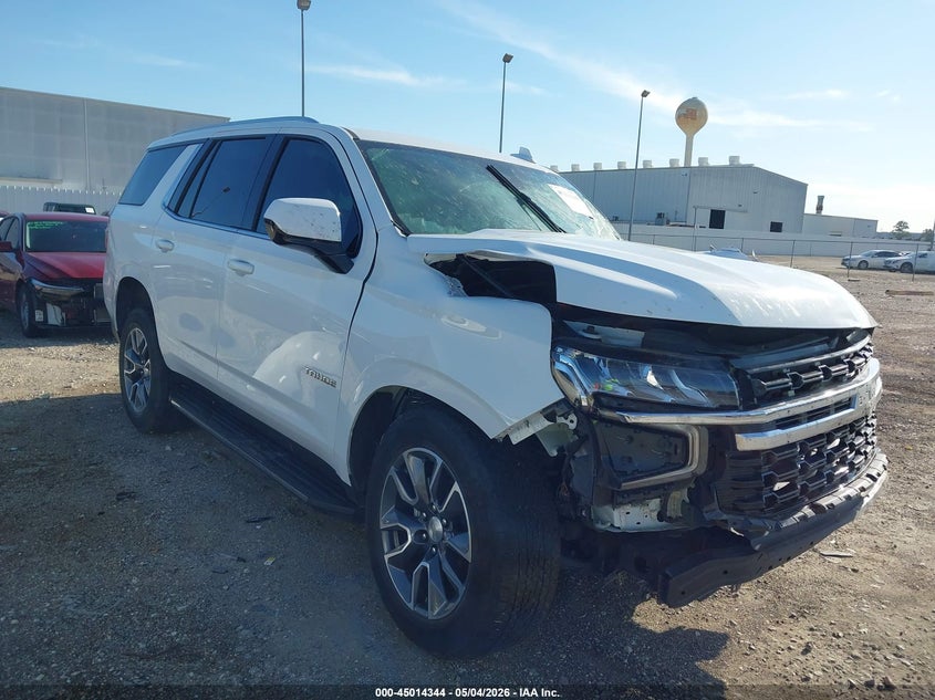 2023 Chevrolet Tahoe VIN 1GNSCMKD7PR456839 IAAI salvage auction — LEFT FRONT, Original (Texas), sold $10,250 on 2026-07-30 (photo 1)