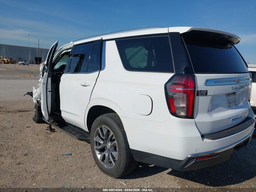 2023 Chevrolet Tahoe VIN 1GNSCMKD7PR456839 IAAI salvage auction — LEFT FRONT, Original (Texas), sold $10,250 on 2026-07-30 (photo 3)