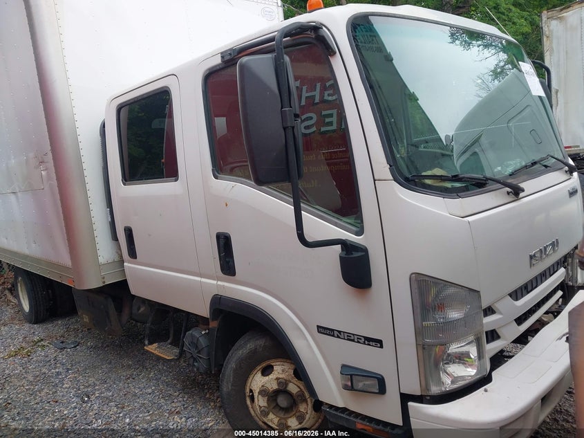 2017 Isuzu Npr VIN JALC4J161H7000584 IAAI salvage auction — FRONT END, Salvage Title, sold $25 on 2026-09-07 (photo 1)