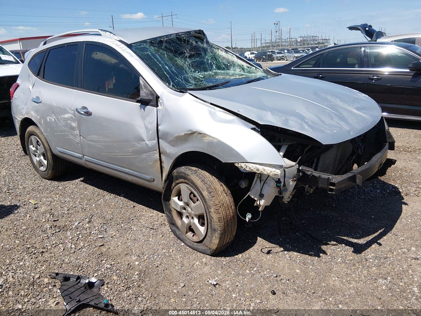 2014 Nissan Rogue VIN JN8AS5MT8EW613055 IAAI salvage auction — ROLLOVER, Salvage (Louisiana), sold $100 on 2026-07-22 (photo 1)