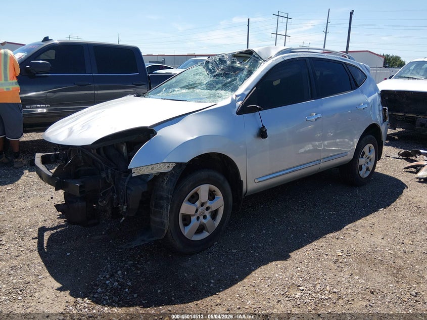 2014 Nissan Rogue VIN JN8AS5MT8EW613055 IAAI salvage auction — ROLLOVER, Salvage (Louisiana), sold $100 on 2026-07-22 (photo 2)