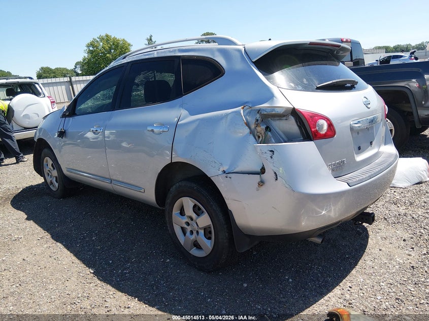 2014 Nissan Rogue VIN JN8AS5MT8EW613055 IAAI salvage auction — ROLLOVER, Salvage (Louisiana), sold $100 on 2026-07-22 (photo 3)
