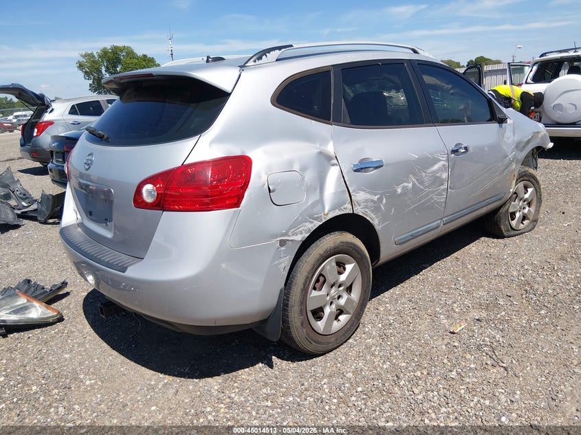 2014 Nissan Rogue VIN JN8AS5MT8EW613055 IAAI salvage auction — ROLLOVER, Salvage (Louisiana), sold $100 on 2026-07-22 (photo 4)