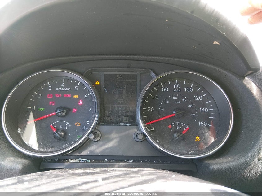 2014 Nissan Rogue VIN JN8AS5MT8EW613055 IAAI salvage auction — ROLLOVER, Salvage (Louisiana), sold $100 on 2026-07-22 (photo 7)