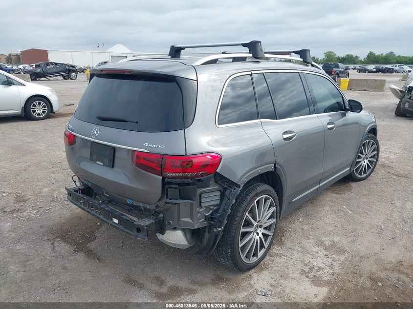 2022 Mercedes-benz Glb VIN W1N4M4HB4NW250129 IAAI salvage auction — REAR END, Original (Texas), sold $11,300 on 2026-07-11 (photo 4)