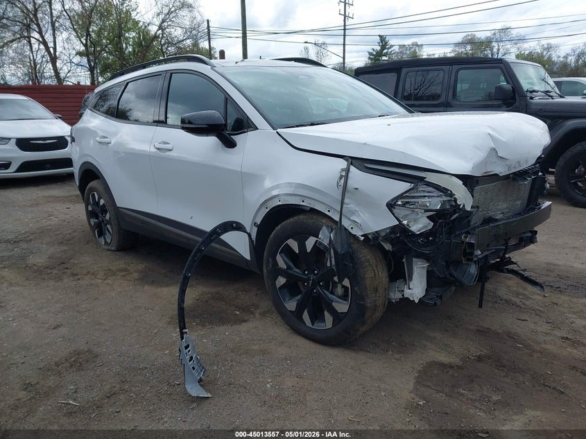 2023 Kia Sportage VIN 5XYK6CAF7PG055156 IAAI salvage auction — FRONT END, Wait Title, sold $4,350 on 2026-07-23 (photo 1)