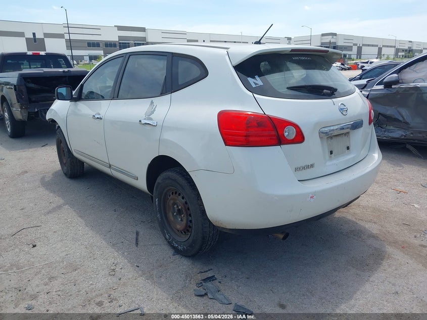 2012 Nissan Rogue VIN JN8AS5MT4CW253098 IAAI salvage auction — FRONT END, Salvage (Texas), sold $300 on 2026-07-07 (photo 3)