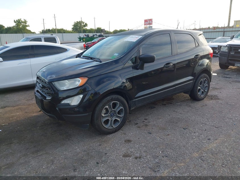 2018 Ford Ecosport VIN MAJ3P1RE0JC214831 IAAI salvage auction — RIGHT FRONT, Salvage (Texas), sold $1,200 on 2026-07-15 (photo 2)