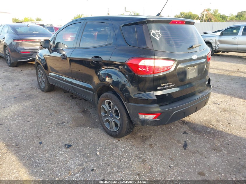 2018 Ford Ecosport VIN MAJ3P1RE0JC214831 IAAI salvage auction — RIGHT FRONT, Salvage (Texas), sold $1,200 on 2026-07-15 (photo 3)