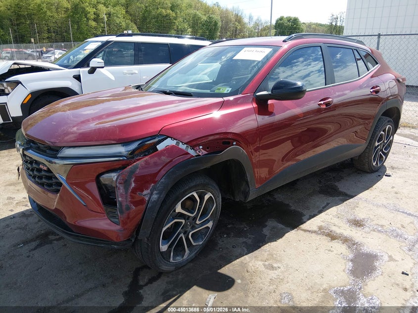 2025 Chevrolet Trax VIN KL77LJEP7SC067100 IAAI salvage auction — RIGHT SIDE, Salvage (West Virginia), sold $2,800 on 2026-07-16 (photo 2)