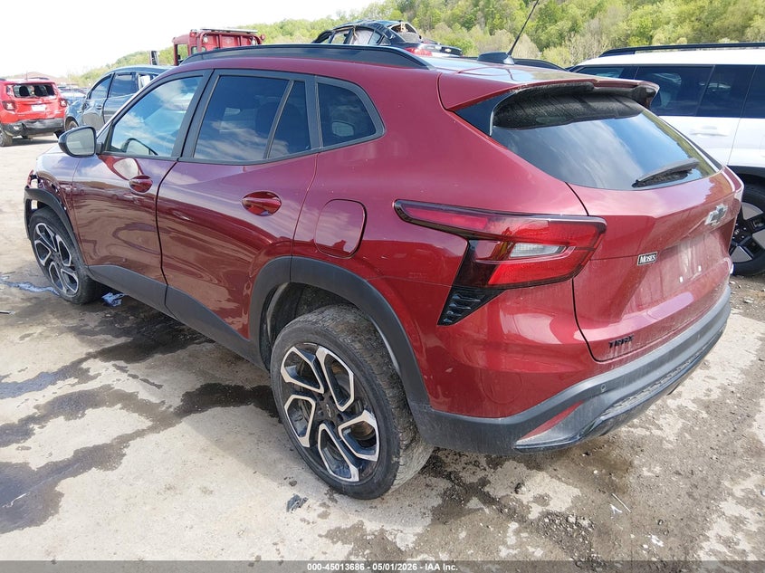 2025 Chevrolet Trax VIN KL77LJEP7SC067100 IAAI salvage auction — RIGHT SIDE, Salvage (West Virginia), sold $2,800 on 2026-07-16 (photo 3)