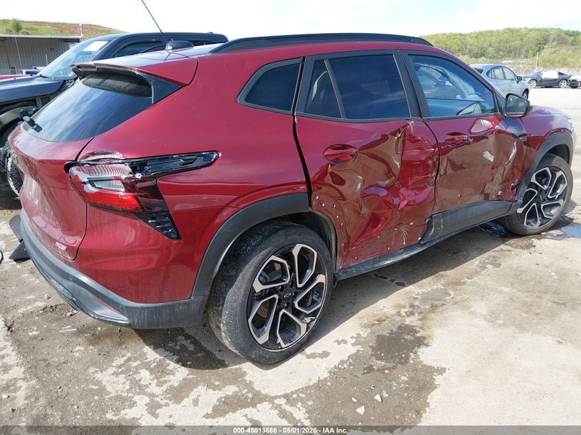 2025 Chevrolet Trax VIN KL77LJEP7SC067100 IAAI salvage auction — RIGHT SIDE, Salvage (West Virginia), sold $2,800 on 2026-07-16 (photo 4)
