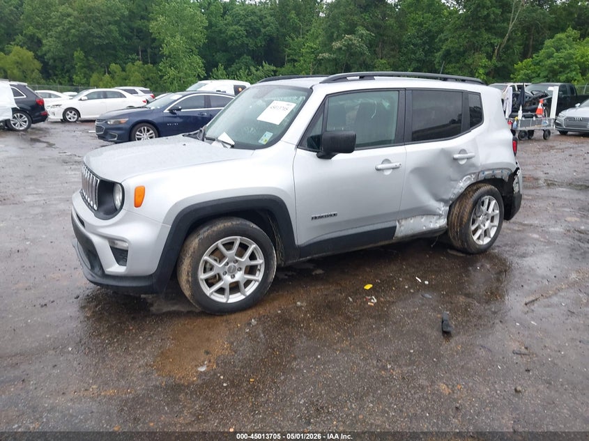 2019 Jeep Renegade VIN ZACNJAAB2KPK77901 IAAI salvage auction — LEFT REAR, Salvage (Louisiana), sold $900 on 2026-07-08 (photo 2)