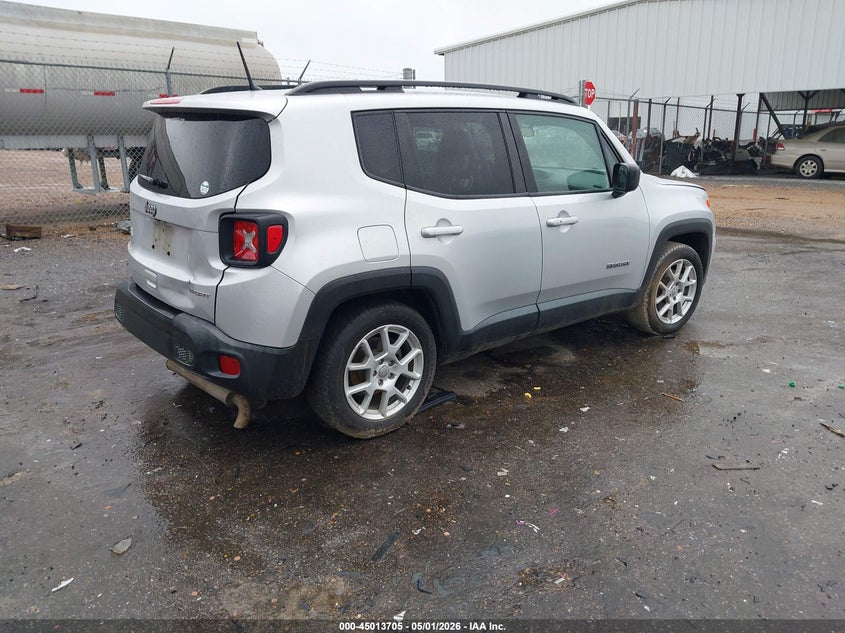 2019 Jeep Renegade VIN ZACNJAAB2KPK77901 IAAI salvage auction — LEFT REAR, Salvage (Louisiana), sold $900 on 2026-07-08 (photo 4)