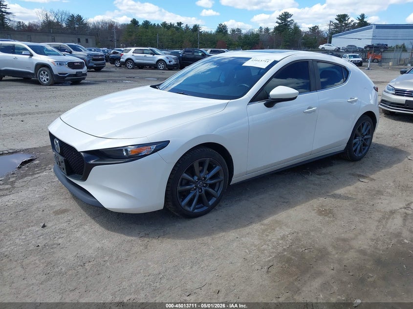 2021 Mazda 3 VIN JM1BPBLLXM1343131 IAAI salvage auction — SIDE, Salvage (Massachusetts), sold $4,550 on 2026-07-18 (photo 2)