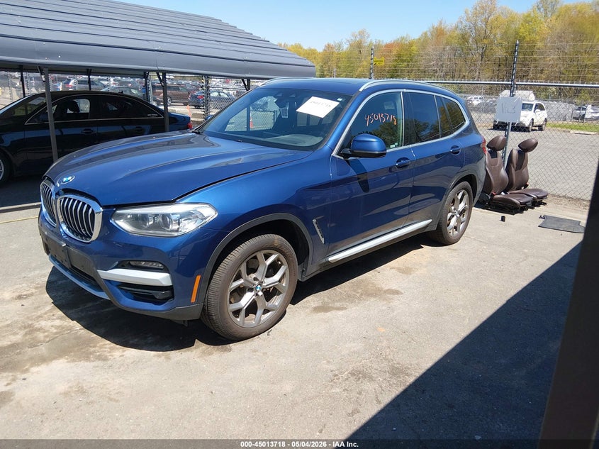 2020 BMW X3 VIN 5UXTY5C03LLT33440 IAAI salvage auction — ELECTRICAL, Salvage (Connecticut), sold $8,950 on 2026-07-16 (photo 2)