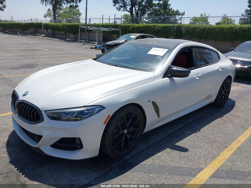 2020 BMW 8er VIN WBAGV8C07LCE44960 IAAI salvage auction — REAR END, Salvage (California), sold $23,500 on 2026-07-25 (photo 2)