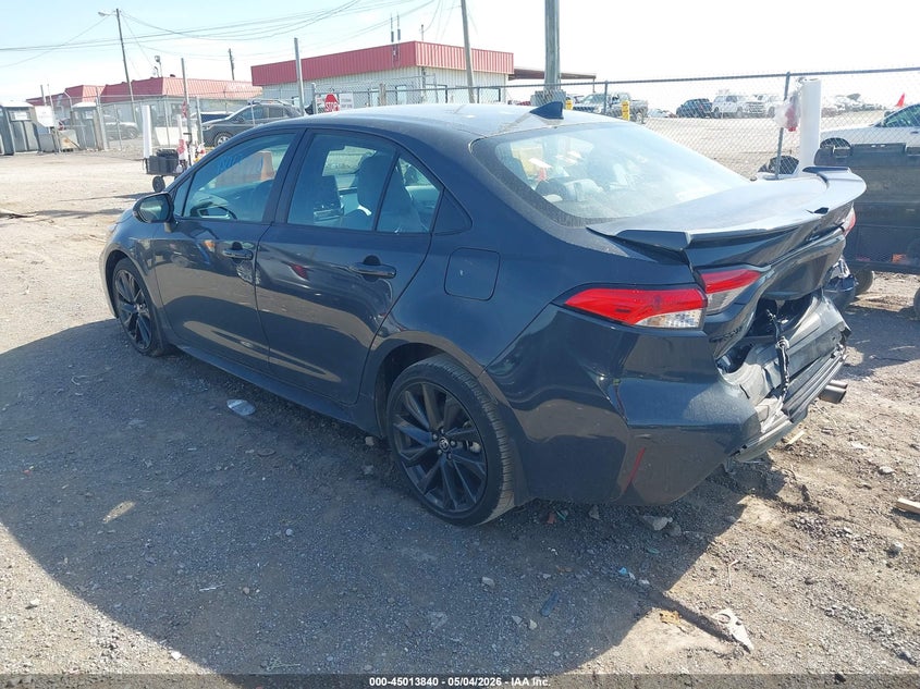 2025 Toyota Corolla VIN 5YFS4MCE6SP223907 IAAI salvage auction — REAR END, Wait Title, sold $6,400 on 2026-07-16 (photo 3)