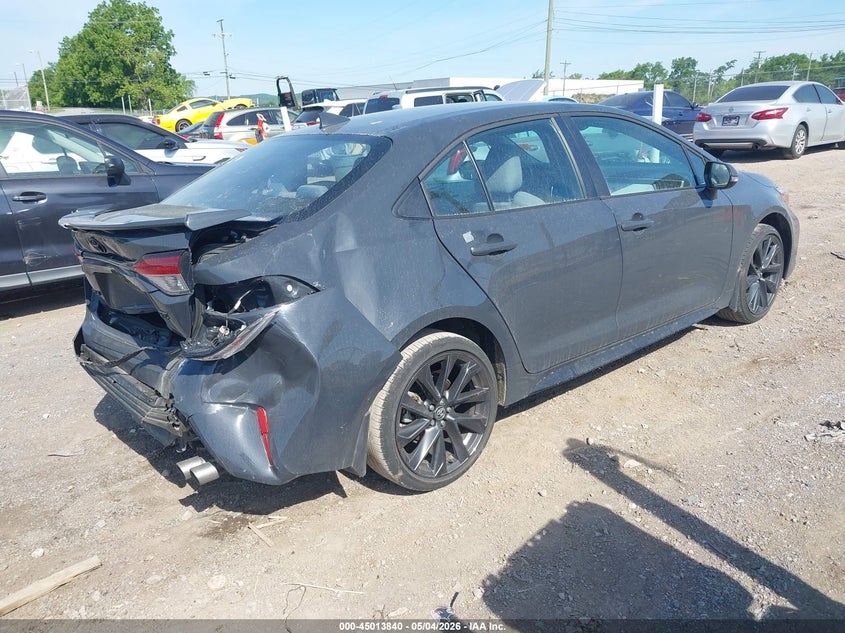 2025 Toyota Corolla VIN 5YFS4MCE6SP223907 IAAI salvage auction — REAR END, Wait Title, sold $6,400 on 2026-07-16 (photo 4)
