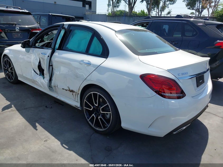 2020 Mercedes-benz C-klasse VIN W1KWF8DB5LR575168 IAAI salvage auction — LEFT SIDE, Salvage Certificate (California), sold $10,900 on 2026-07-29 (photo 3)