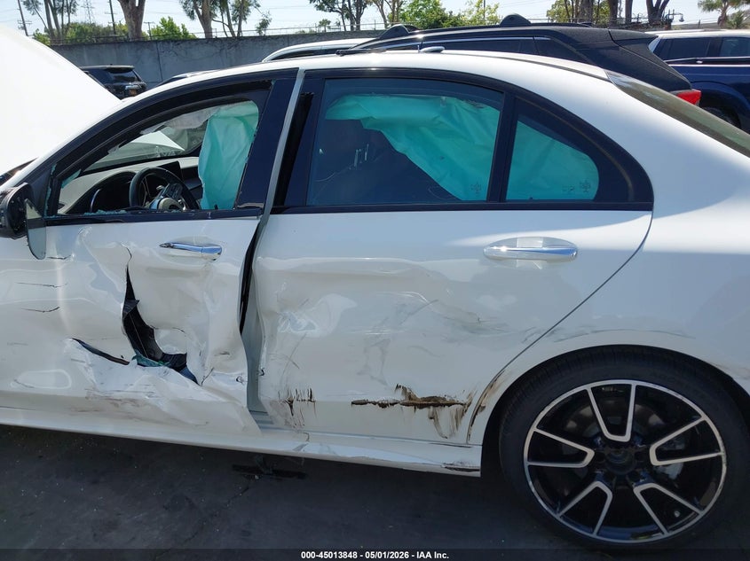 2020 Mercedes-benz C-klasse VIN W1KWF8DB5LR575168 IAAI salvage auction — LEFT SIDE, Salvage Certificate (California), sold $10,900 on 2026-07-29 (photo 6)