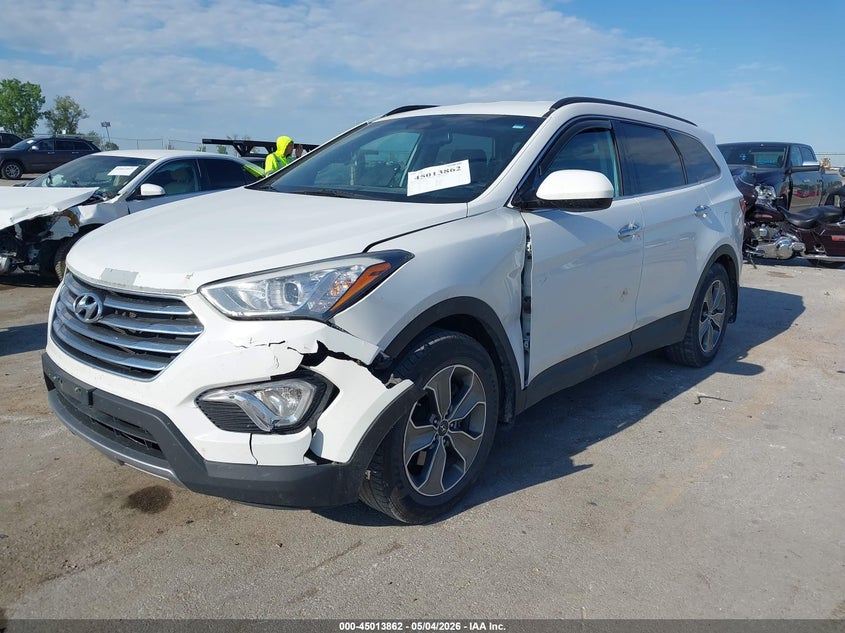 2016 Hyundai Santa fe VIN KM8SM4HF4GU155713 IAAI salvage auction — LEFT FRONT, Salvage (Iowa), sold $1,550 on 2026-07-21 (photo 6)
