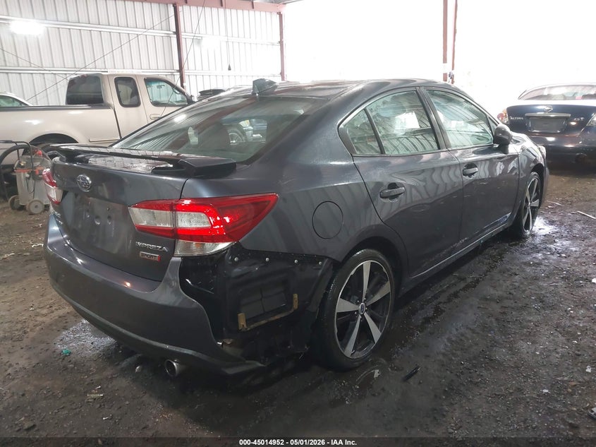 2017 Subaru Impreza VIN 4S3GKAK66H3619390 IAAI salvage auction — FRONT & REAR, Wait Title, sold $1,600 on 2026-07-25 (photo 4)