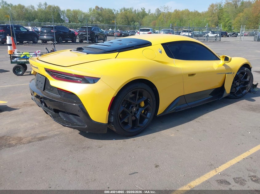 2022 Maserati Mc20 VIN ZAM24BXA1N0378726 IAAI salvage auction — FRONT END, Salvage Title, sold $55,250 on 2026-08-24 (photo 4)