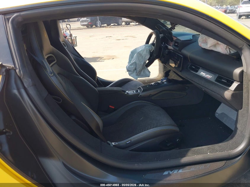 2022 Maserati Mc20 VIN ZAM24BXA1N0378726 IAAI salvage auction — FRONT END, Salvage Title, sold $55,250 on 2026-08-24 (photo 5)