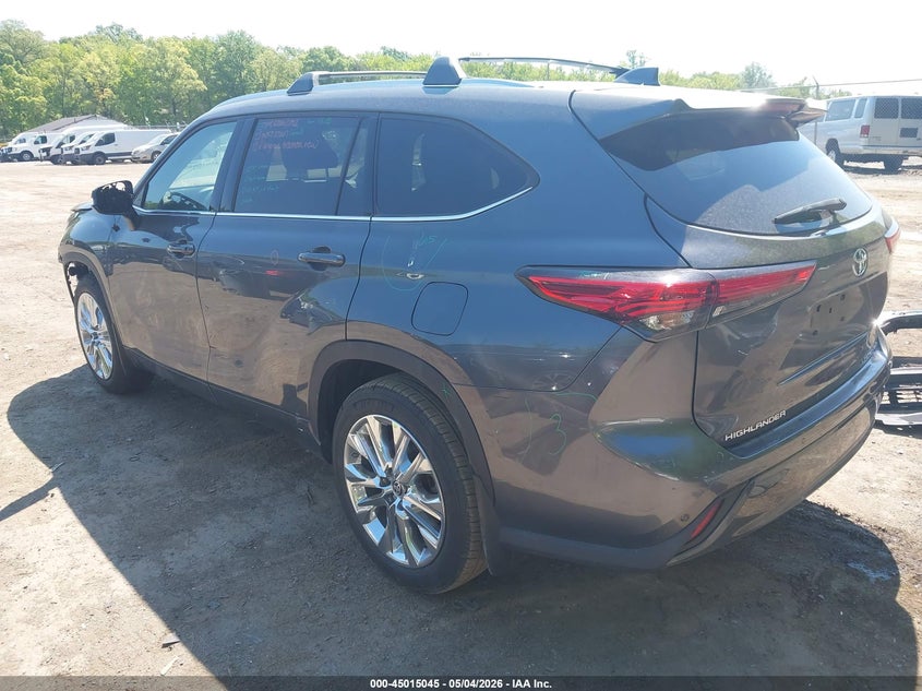 2020 Toyota Highlander VIN 5TDDZRBH9LS017282 IAAI salvage auction — FRONT END, Salvage - Greater Than 75% (Maryland), sold $8,600 on 2026-07-21 (photo 3)